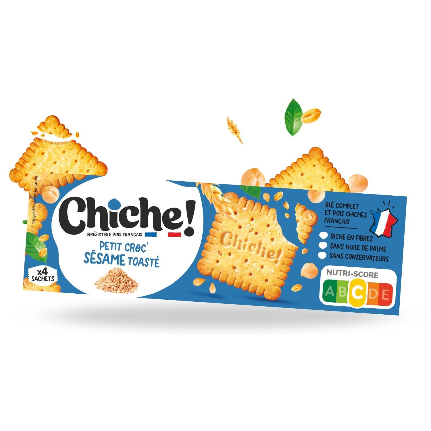 Petit Croc' Kekse - Gerösteter Sesam 115g