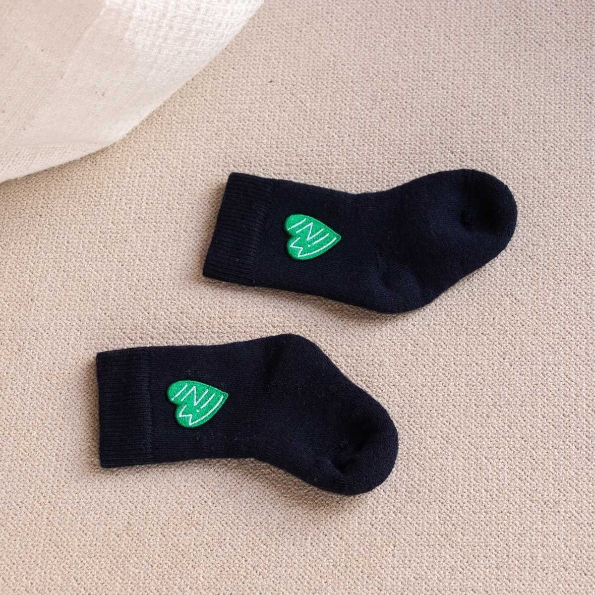 Mini Heart Embroidered Socks