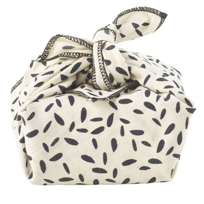 Furoshiki-Blütenblätter 32 x 32 cm Bio-Baumwolle Hergestellt in Frankreich