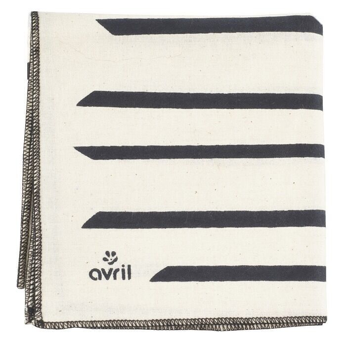 Furoshiki Zebra 52 x 52 cm Bio-Baumwolle Hergestellt in Frankreich