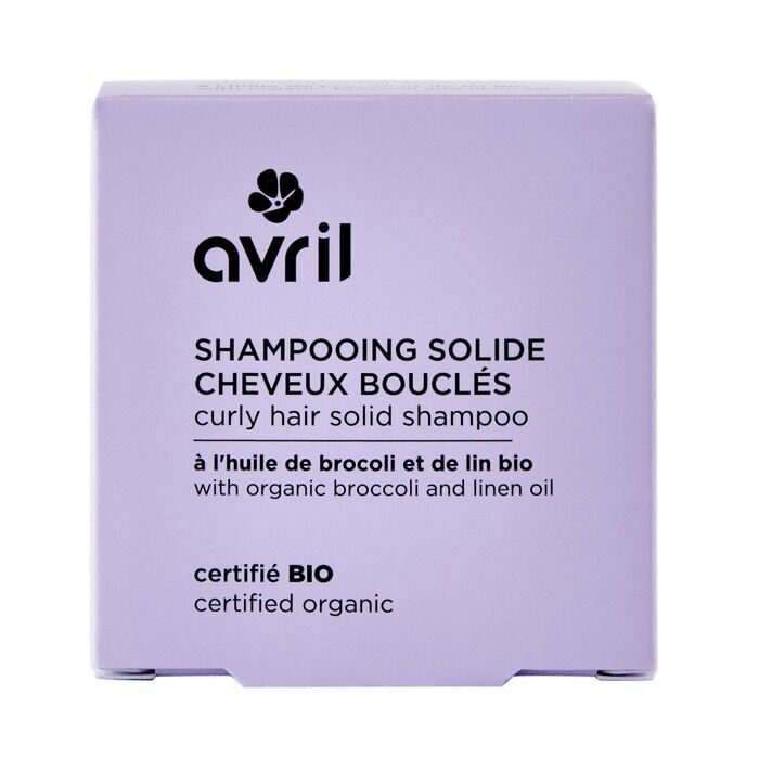Solid shampoo for curly hair 60g certified organic