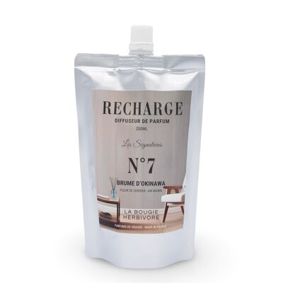 Ricarica per diffusore a bastoncini n. 7 OKINAWA MIST - 200 ml - Collezione Signatures | LA CANDELA ERBIVORA
