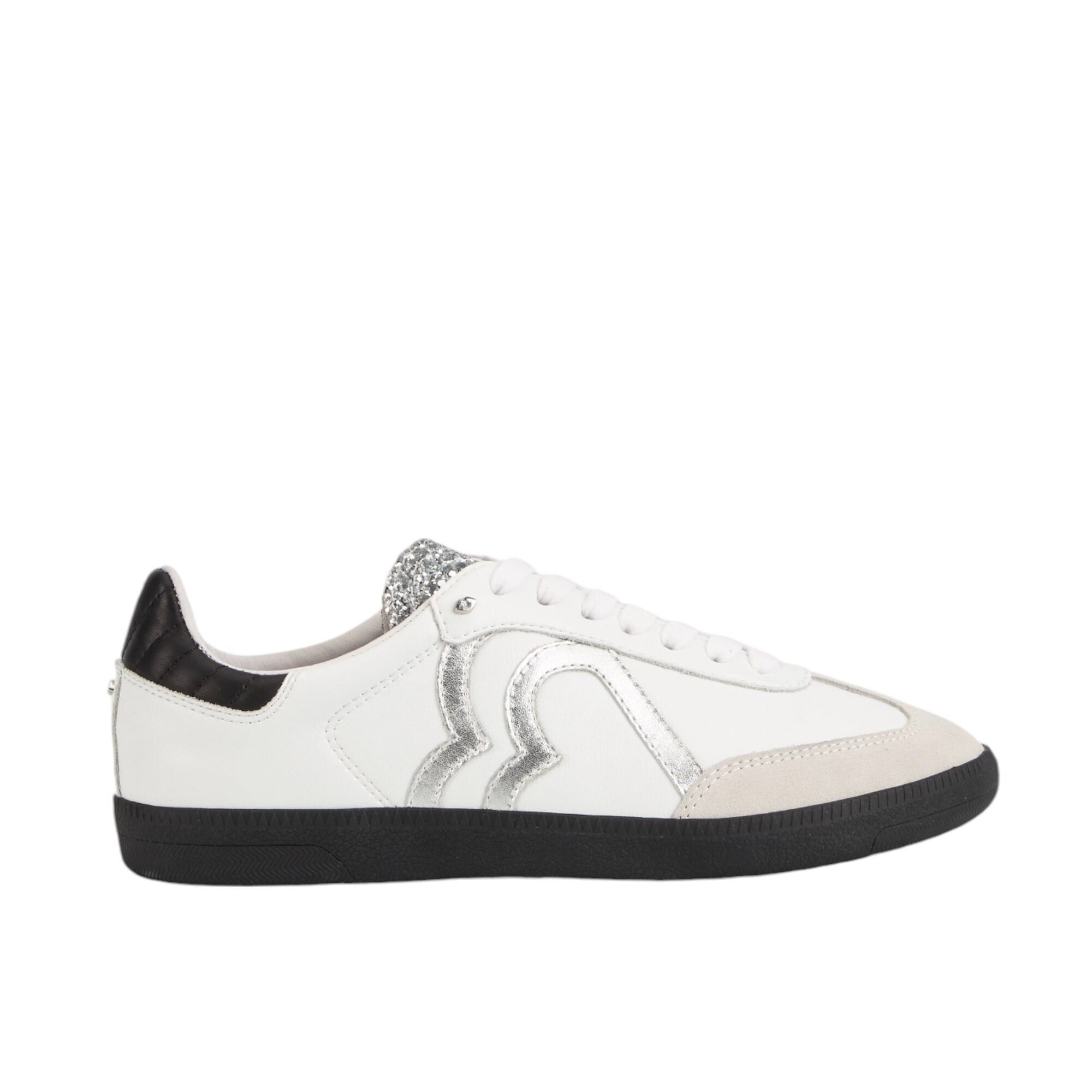 Billie-Blanc Metallic Silver Glitter