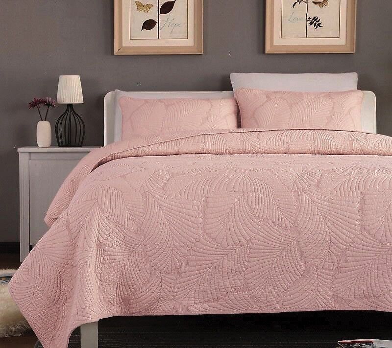 Boutis Brode 160x130cm 100% poliestere 240g Filoa Blush