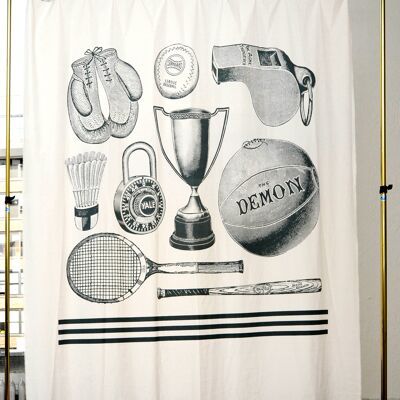Sport Cotton Shower Curtain