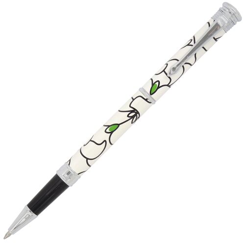 Milano white rollerball pen