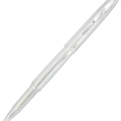 Abbey chrome rollerball pen
