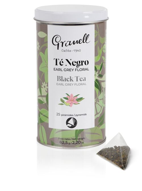 Té negro Earl Grey Floral 25 uds