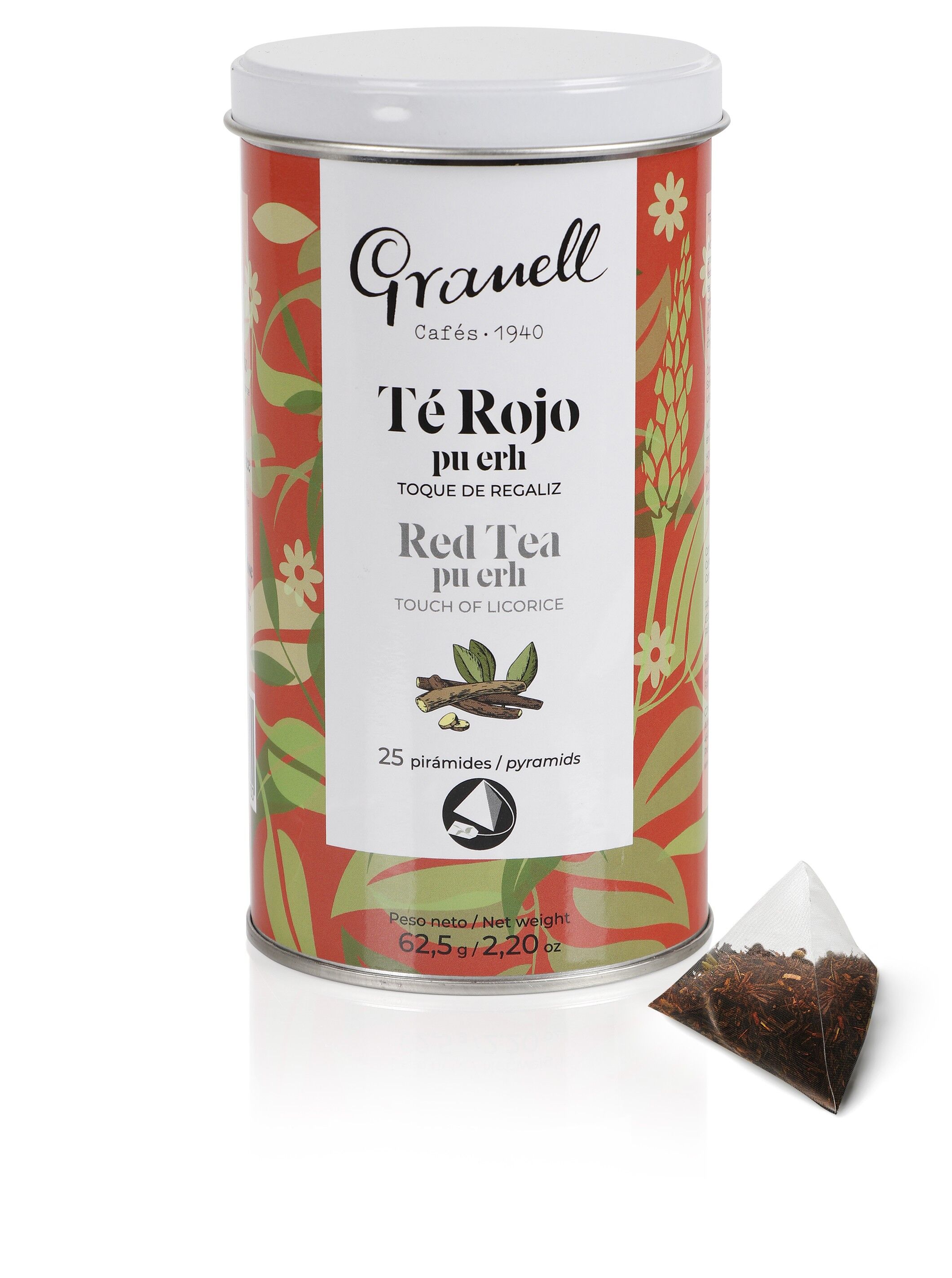 Tè rosso Puerh con liquirizia 25 unità