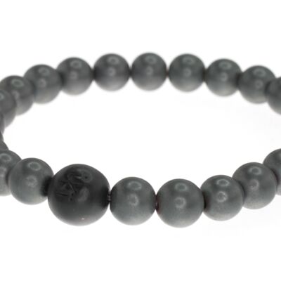 Bracelet Karma large grey