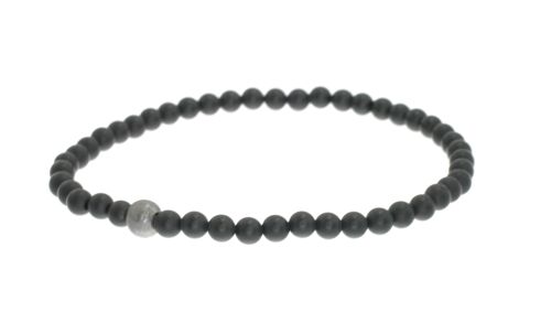 Bracelet Karma small black