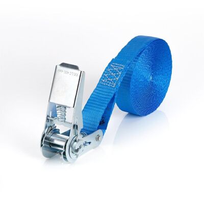Cinghie di tensionamento, cinghie di ancoraggio, monoblocco 6m LC 800 daN i.D.U. Blu