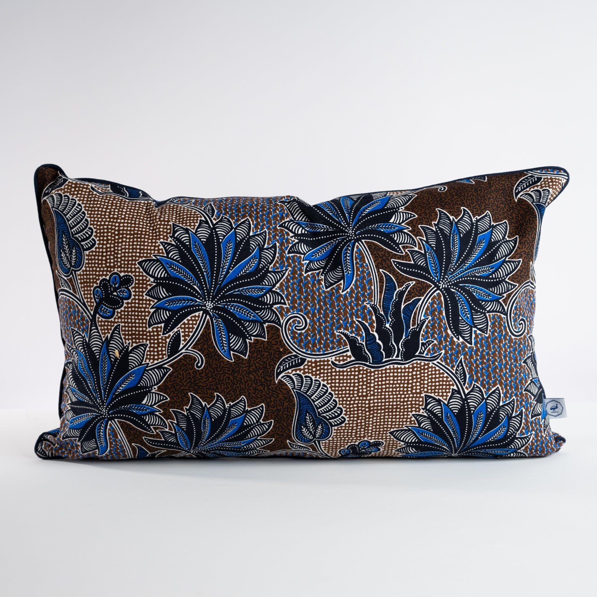 Housse de Coussin Wax Chocolat - NDOTO