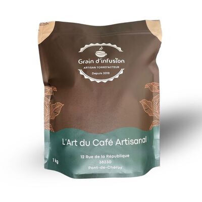 Caffè etiope Le Moka Djimmah – 100% Arabica Artigianale, Potente e Autentico – 1kg, Intensità 5/5