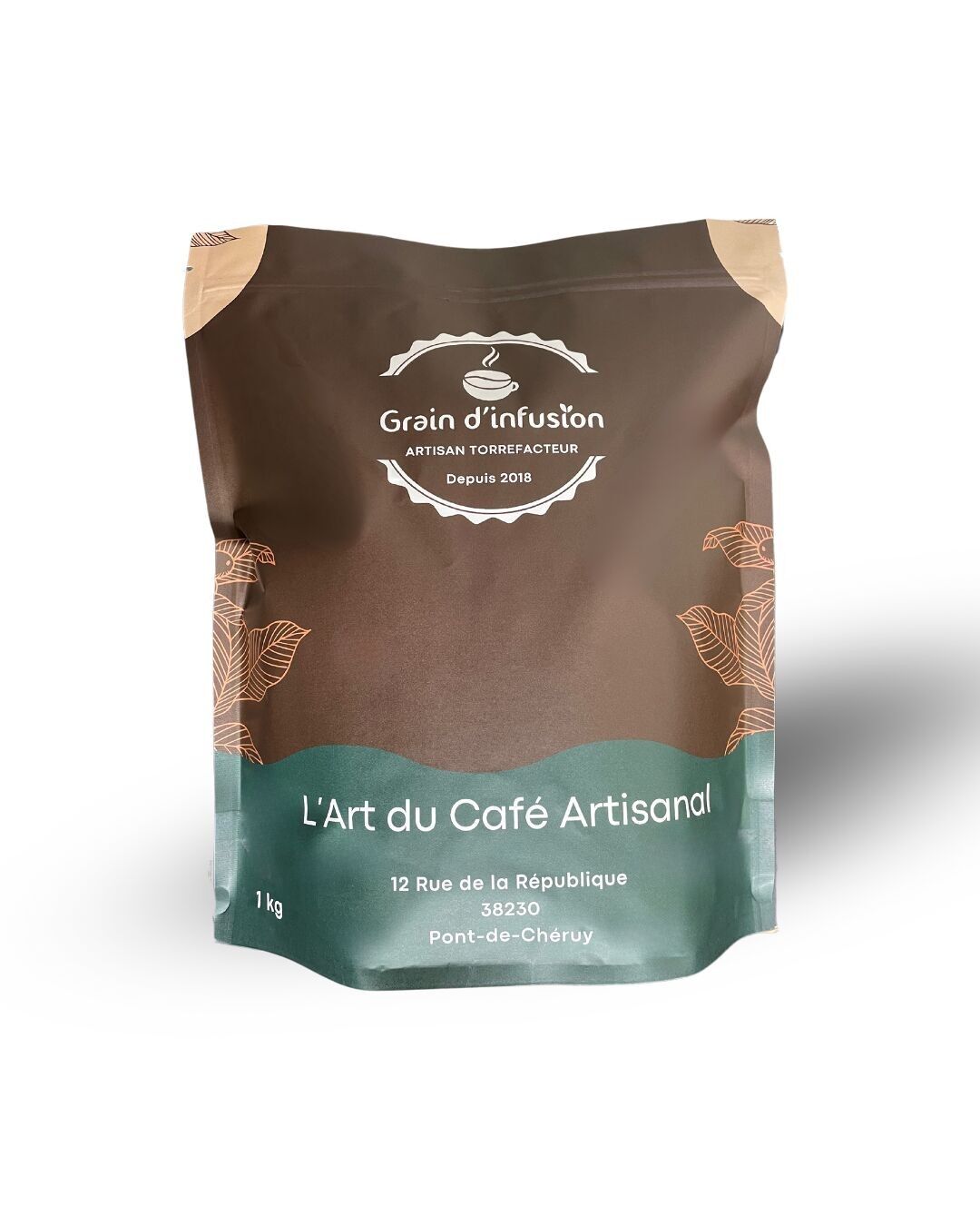 Italian Coffee Le Ristretto – 80/20 Blend, Intense and Authentic – 1kg, Intensity 5/5