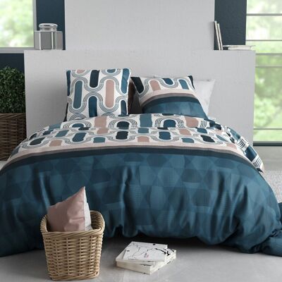 3-piece duvet set 240x220cm + 2 pillowcases 100% cotton 57 threads Mistri