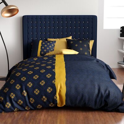 Set copripiumino 3 pezzi 260x240cm 100% cotone 57 fili Nilo