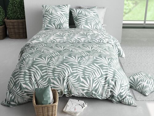 Parure Housse De Couette 3pcs 260x240cm Polycoton Riga