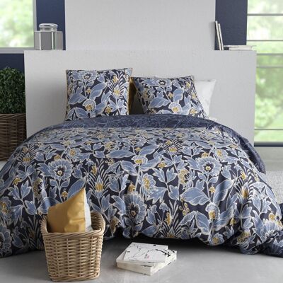 Set copripiumino 3 pezzi 240x220cm 100% cotone 57 fili Penelope