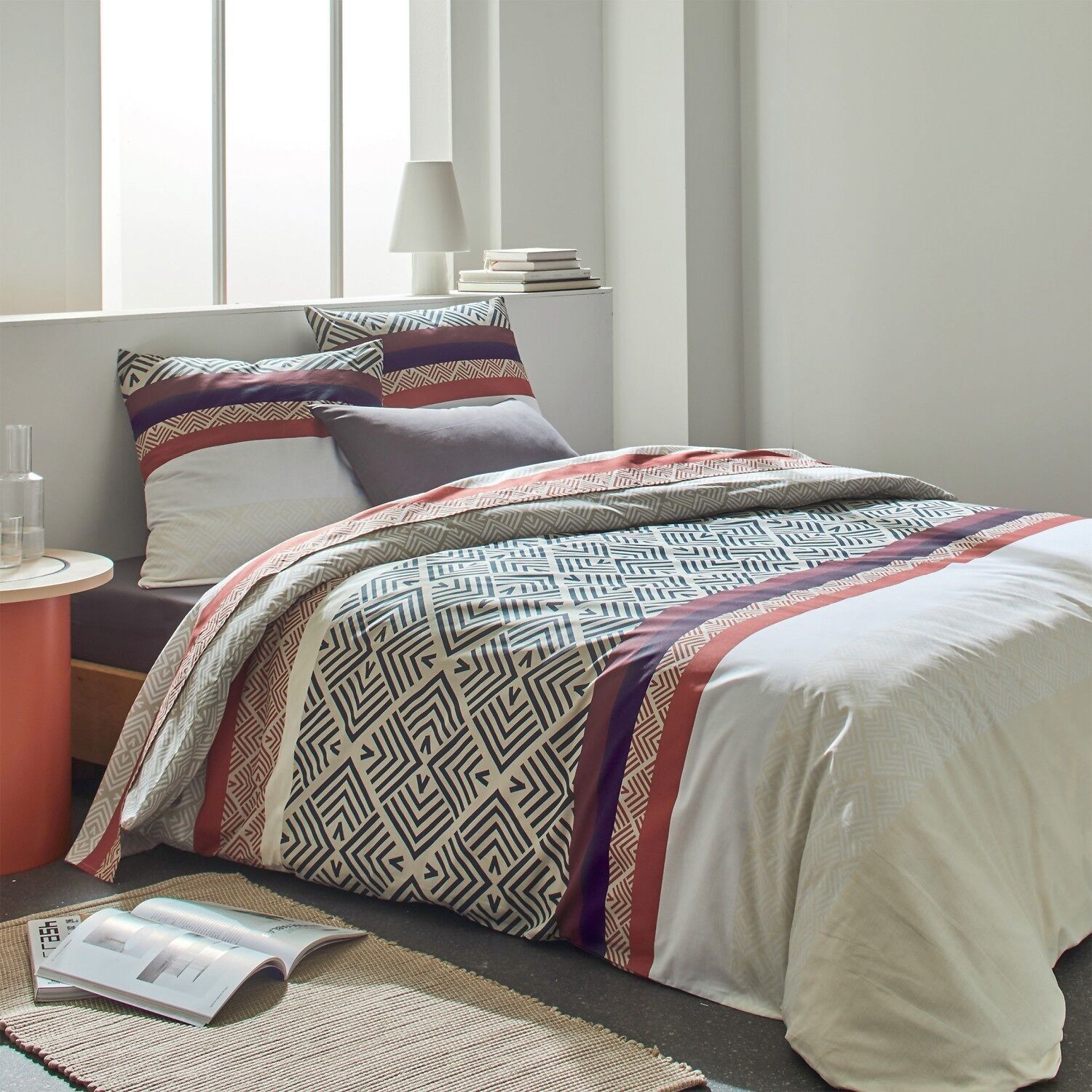 Raysme 3-Piece Duvet Set 260x240cm 100% Cotton 57 Thread Count