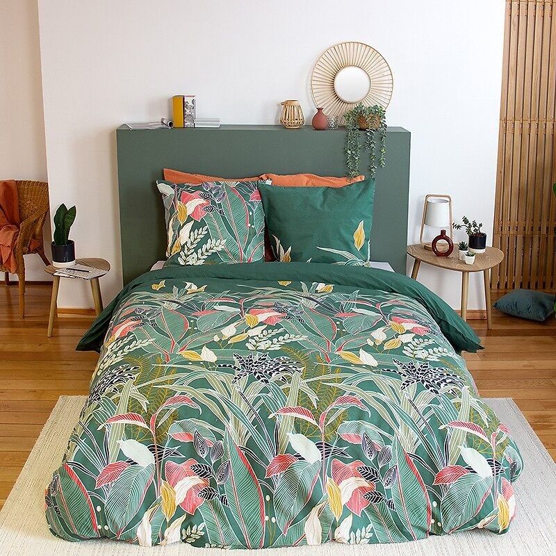 Set copripiumino 3 pezzi 240x220 100% cotone 57 fili, Gigajung