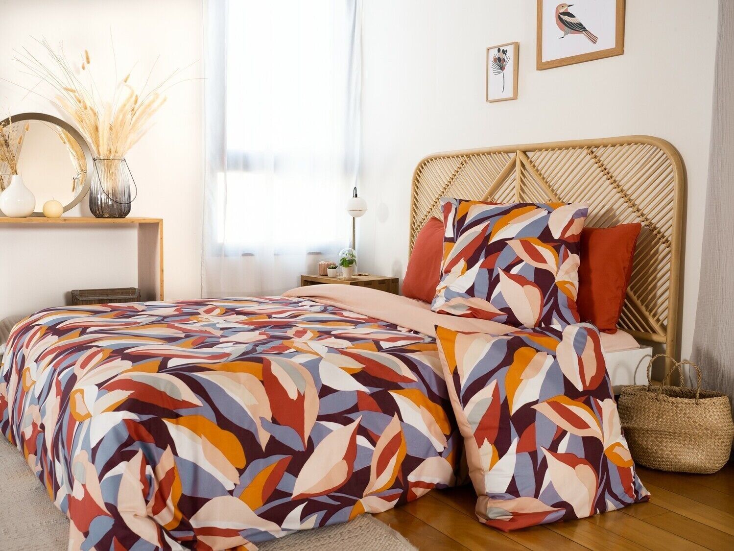 Set copripiumino 3 pezzi 240x220cm 100% microfibra 72gsm Exuberance