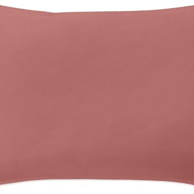 Funda de almohada Baton Rouge 50x70cm 100% algodón percal lavado de 80 hilos - Rosa viejo