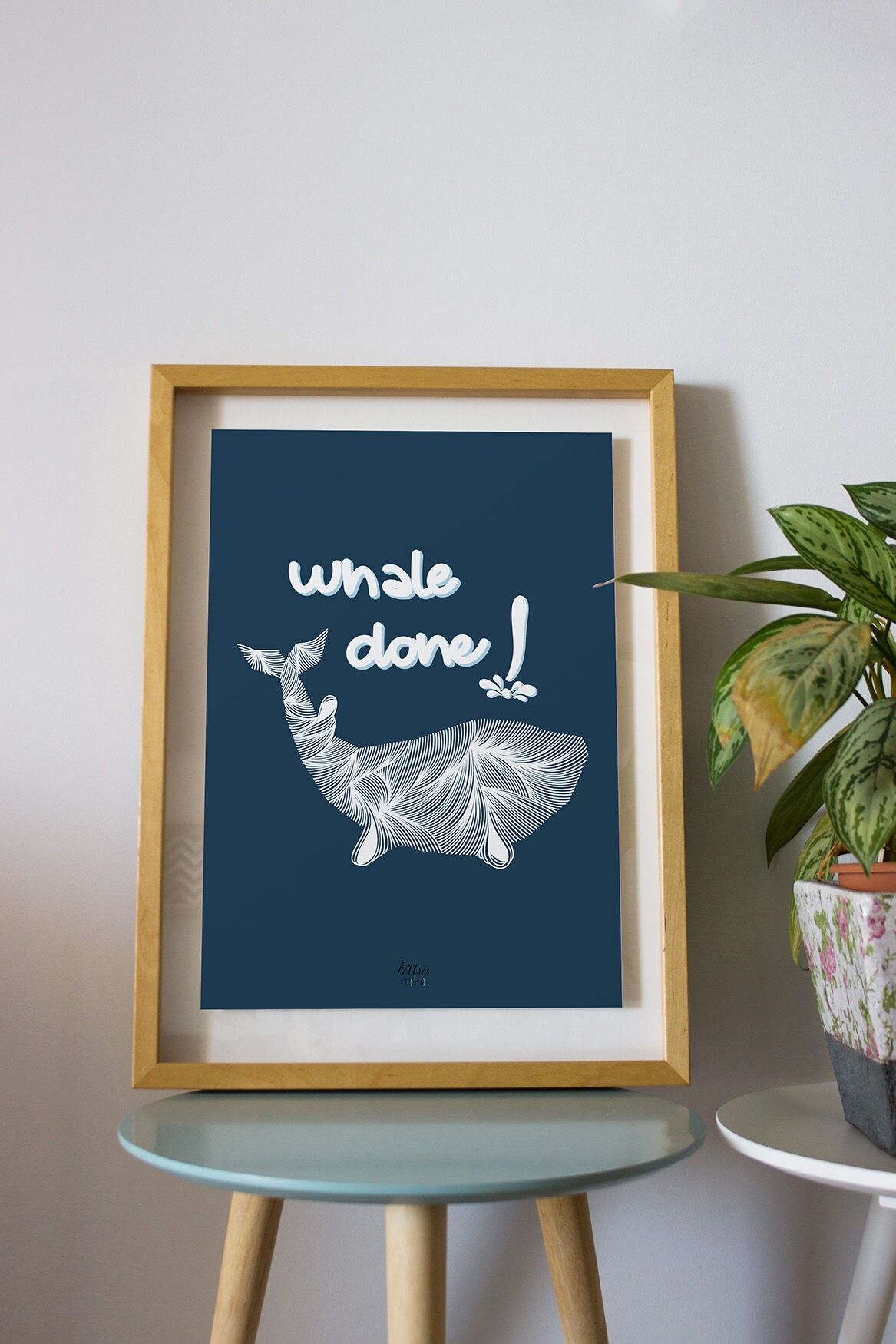 Affiche Whale Done