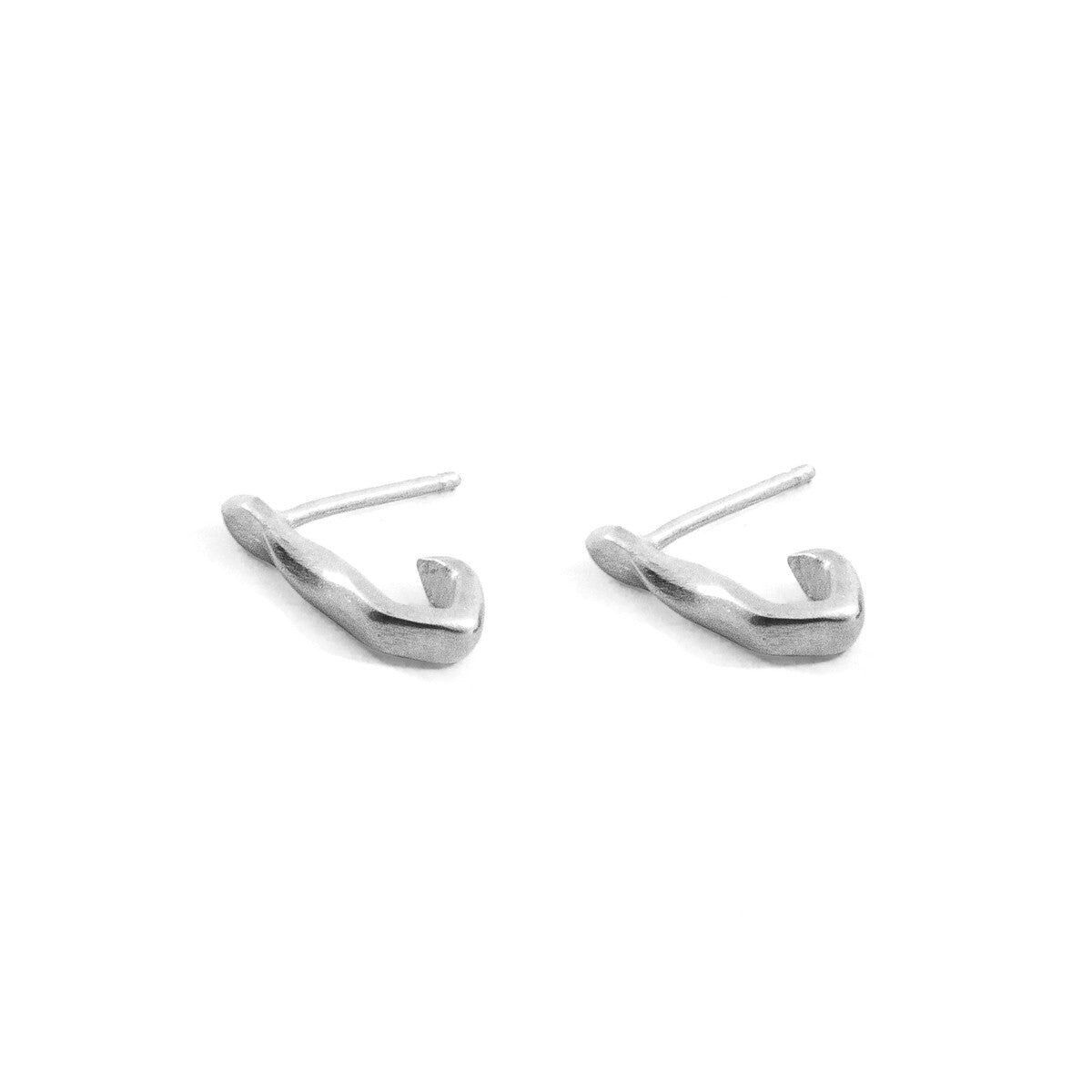 Evie Cuff Twist Silber Ohrstecker