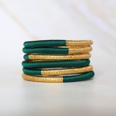 Brazalete Dahabi Marroquí Verde Abisal
