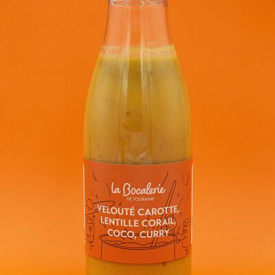 Carrot, coral lentil, coconut, curry velouté 75cl