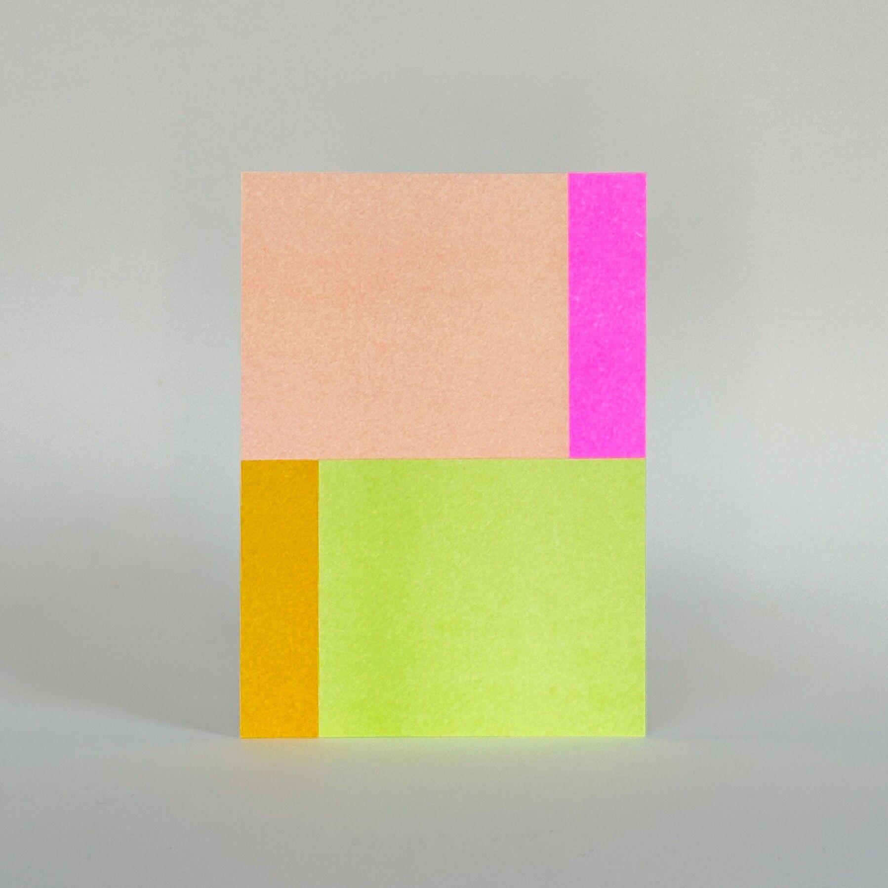 Risographie Postkarte – Colorcode Pink – DIN A6