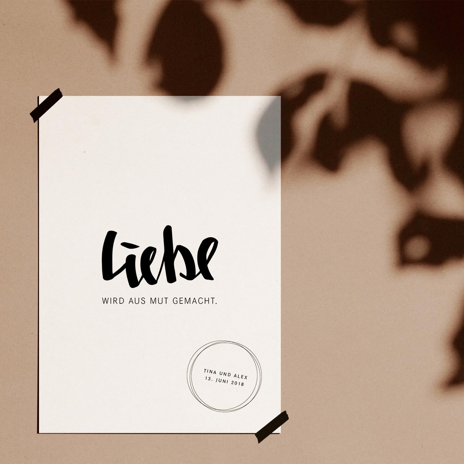 Amore / Poster personalizzato