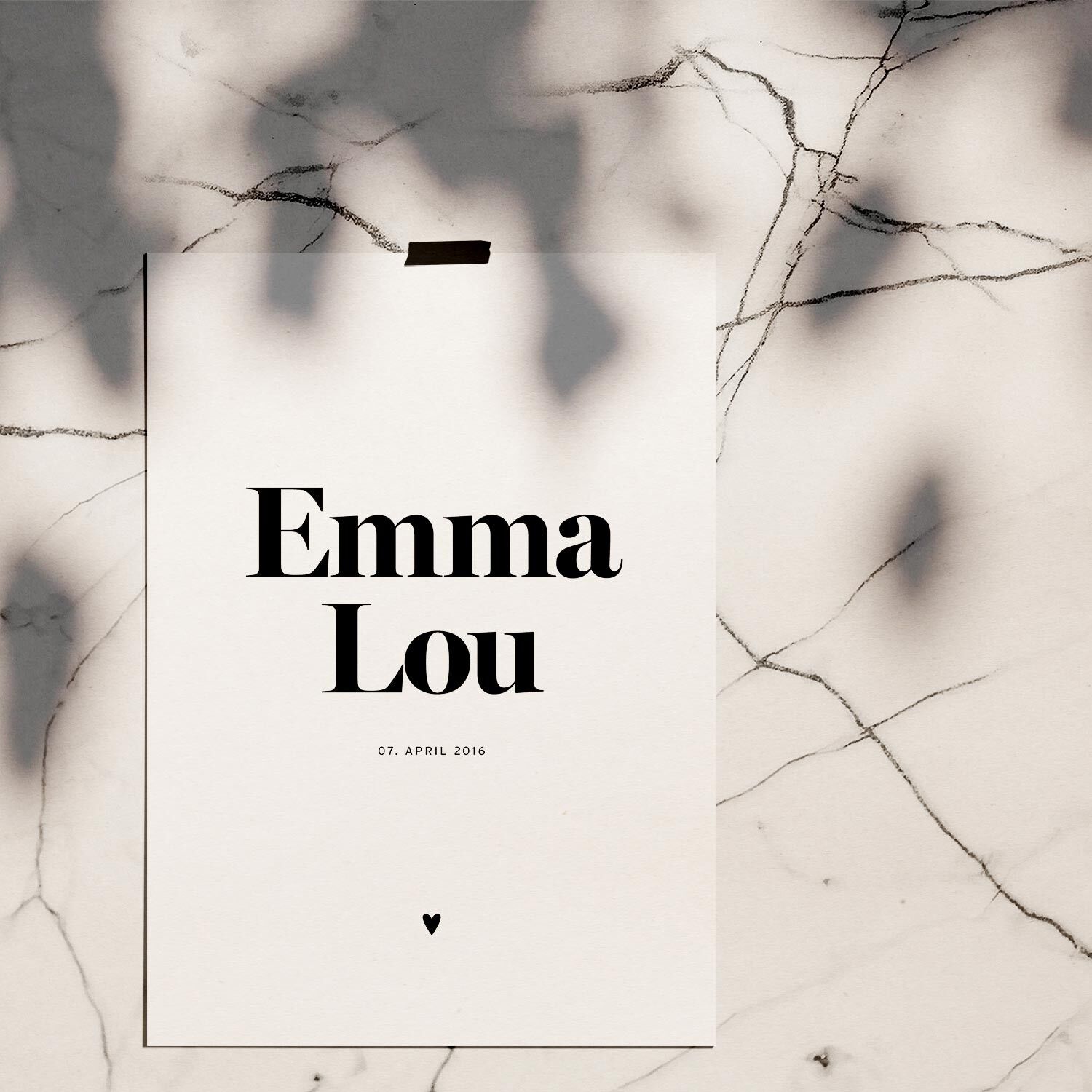 Serif / Poster personalizzato