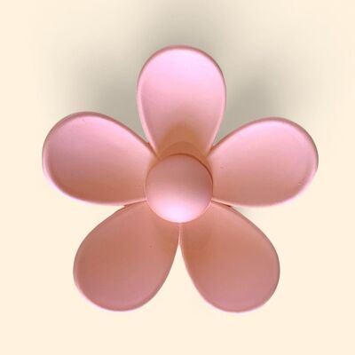 Fermaglio per capelli con fiore GRANDE - Rosa