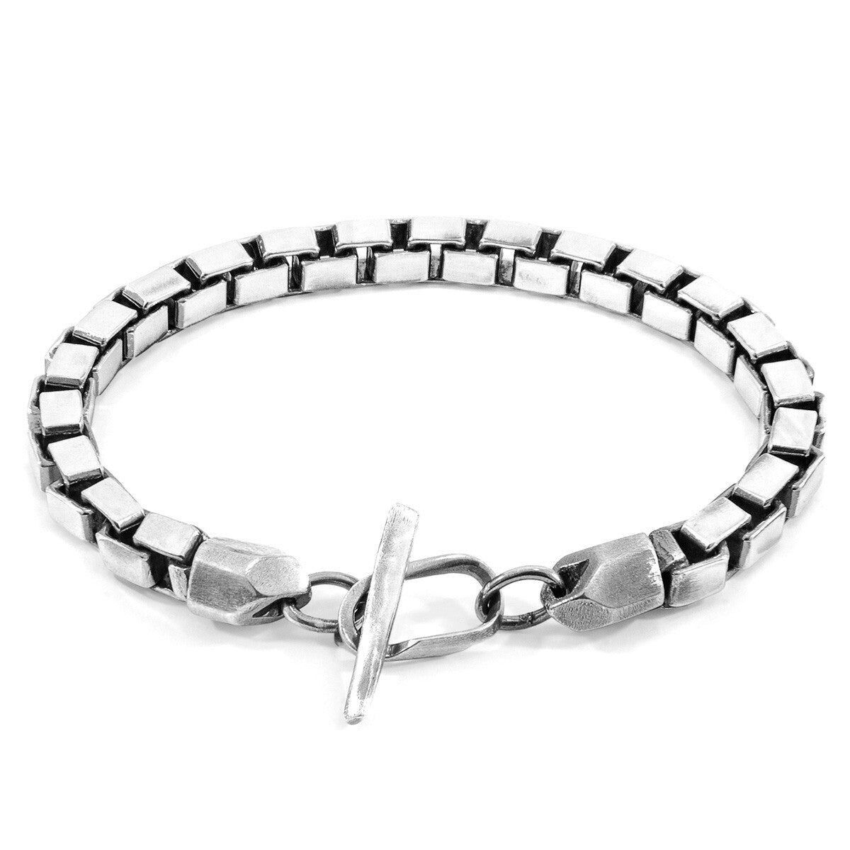 Bracciale a catena in argento Lateen Skipper