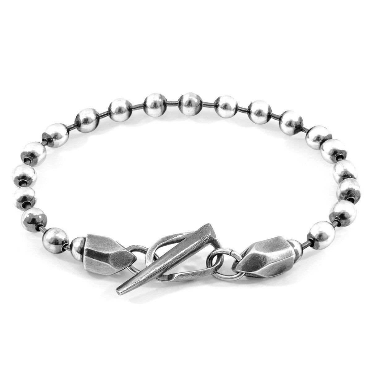 Braccialetto a catena in argento Mainsail Skipper