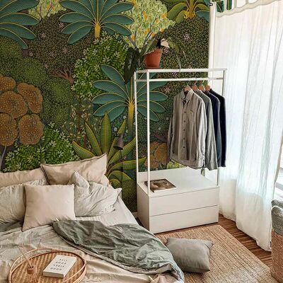 Papier peint végétal haut de gamme 200g 300x300 cm 6 lés