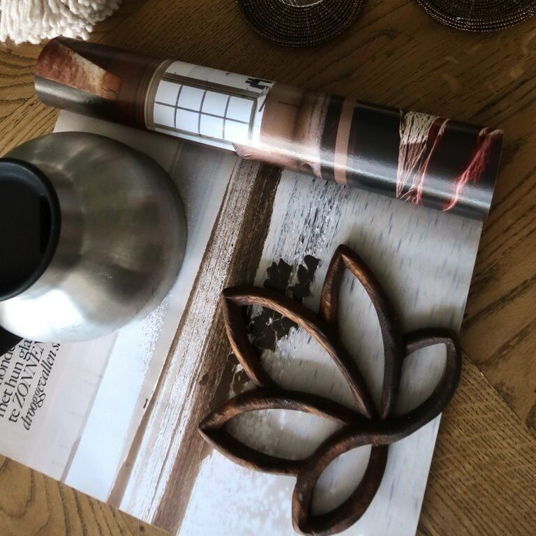 Woodcarving Lotus Loose Oiled