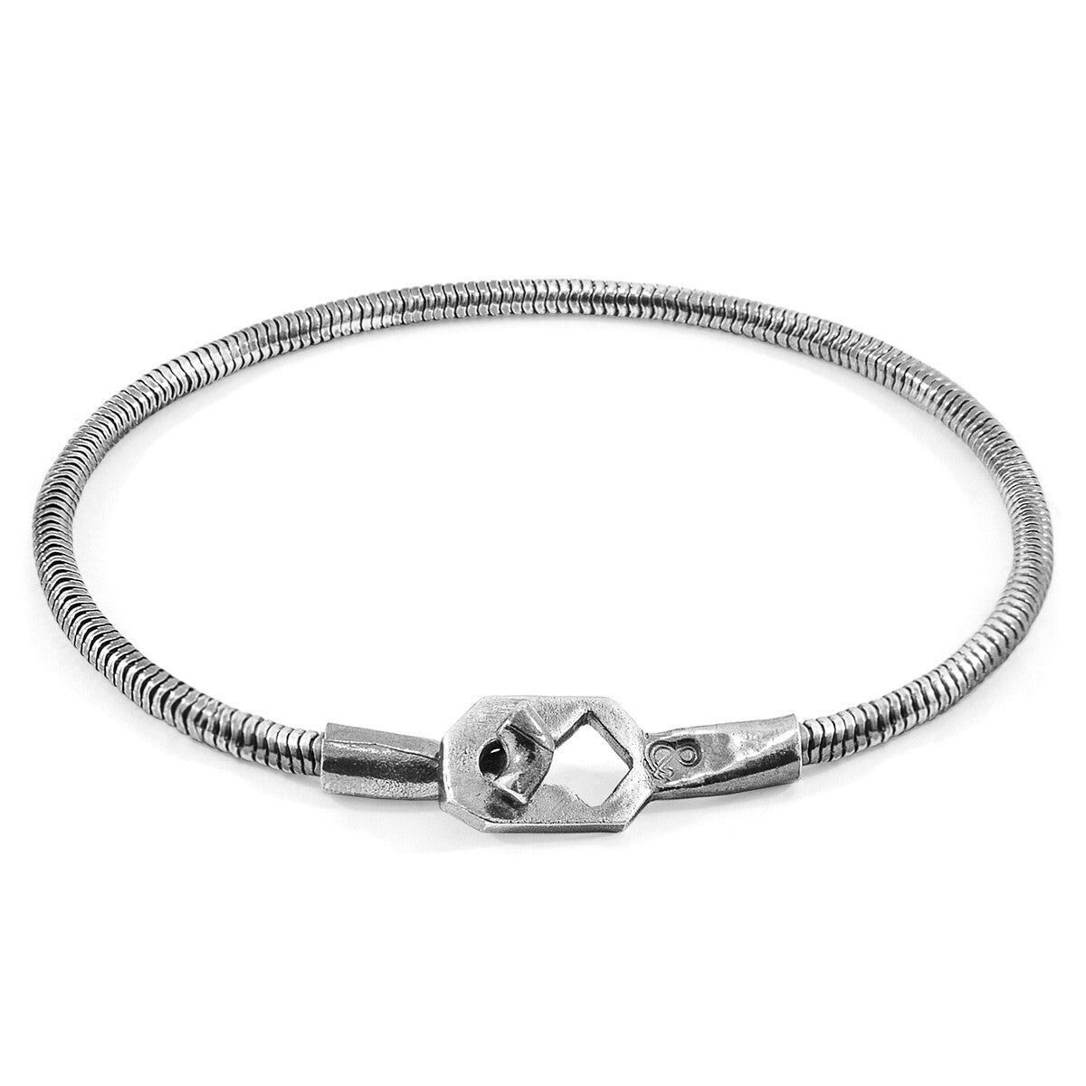 Bracciale a catena in argento Tenby Mooring