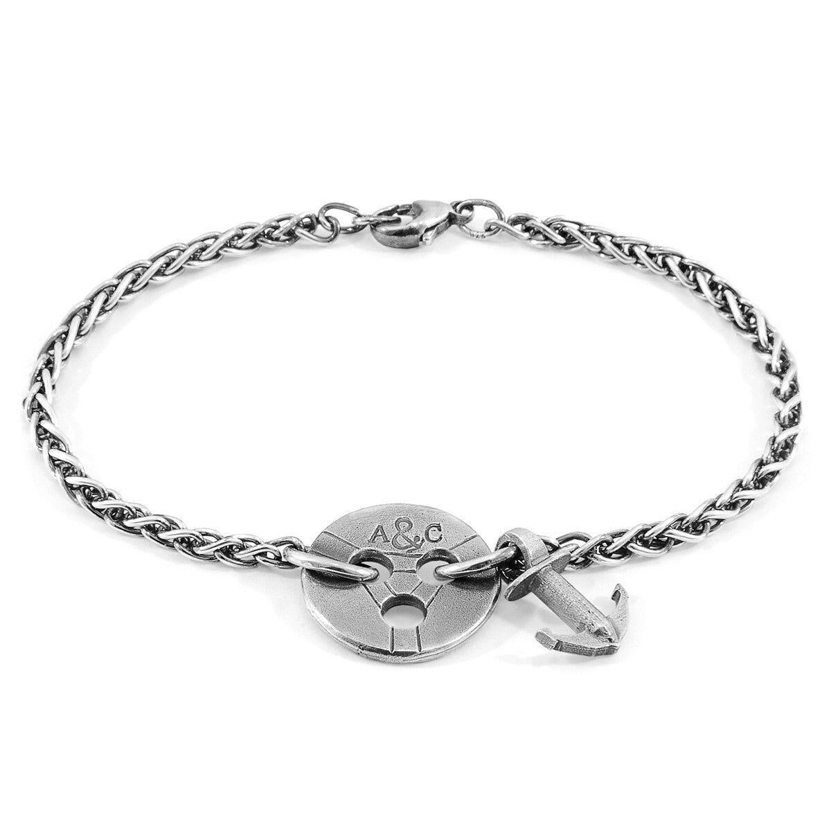 Bracciale a catena in argento Lerwick Mooring