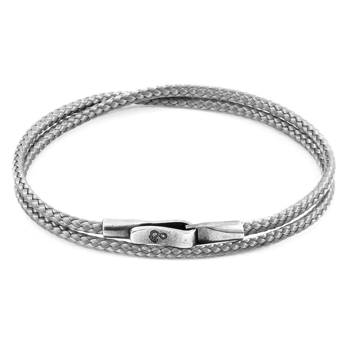 Bracciale classico grigio argento Liverpool e corda