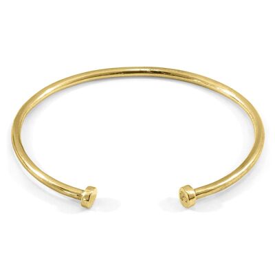Bracelet jonc rond Ditton Midi Wayfarer en or jaune 9 carats