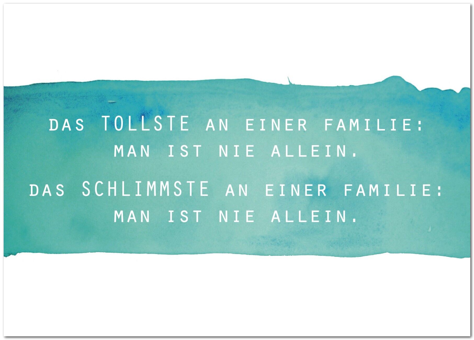Cartolina "La cosa bella di una famiglia"