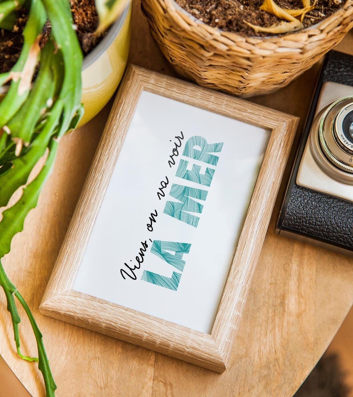 Postkarte Komm, wir gehen ans Meer 10x15cm