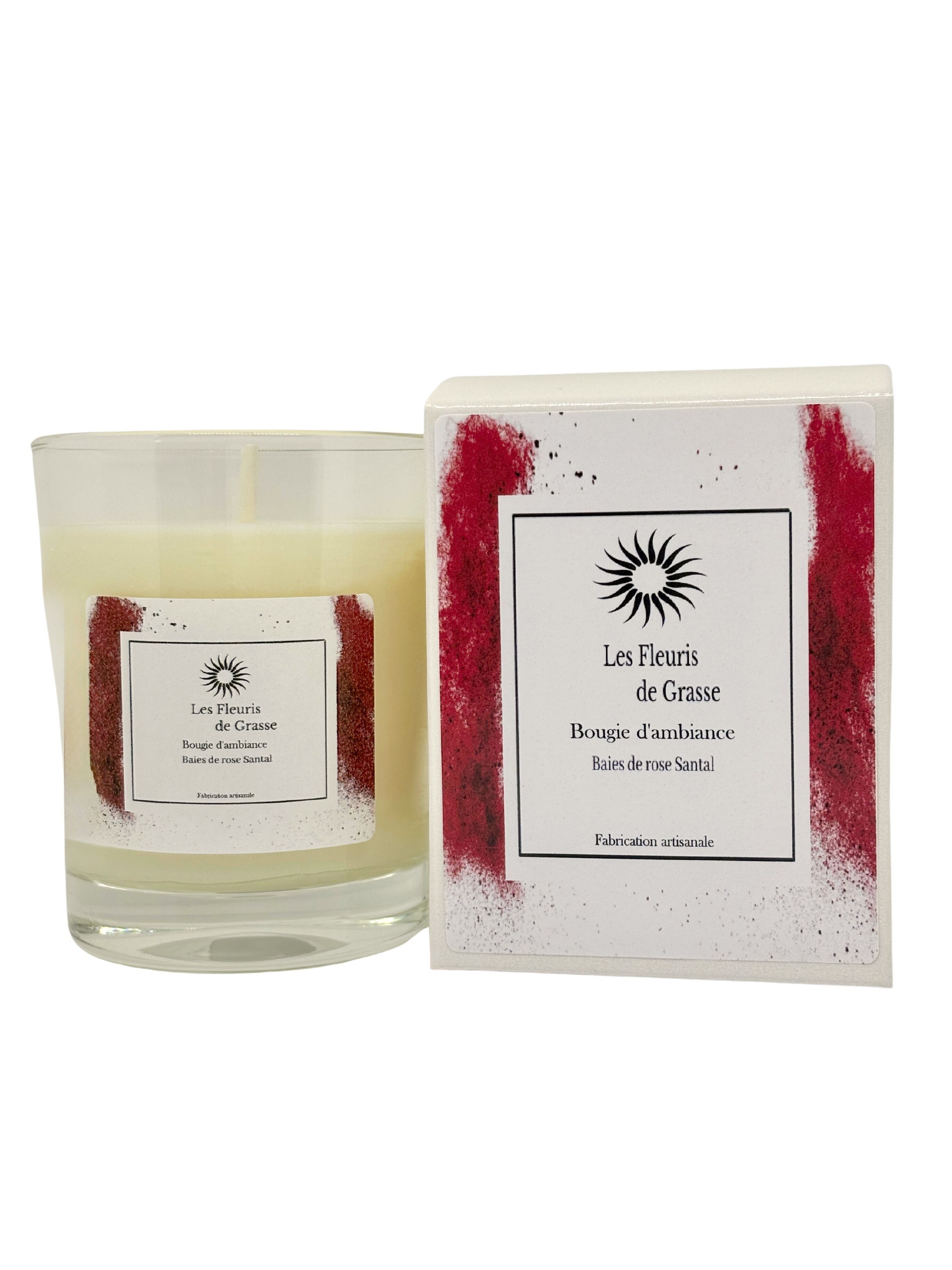 130 g Rose Berry Sandelholz Kerze