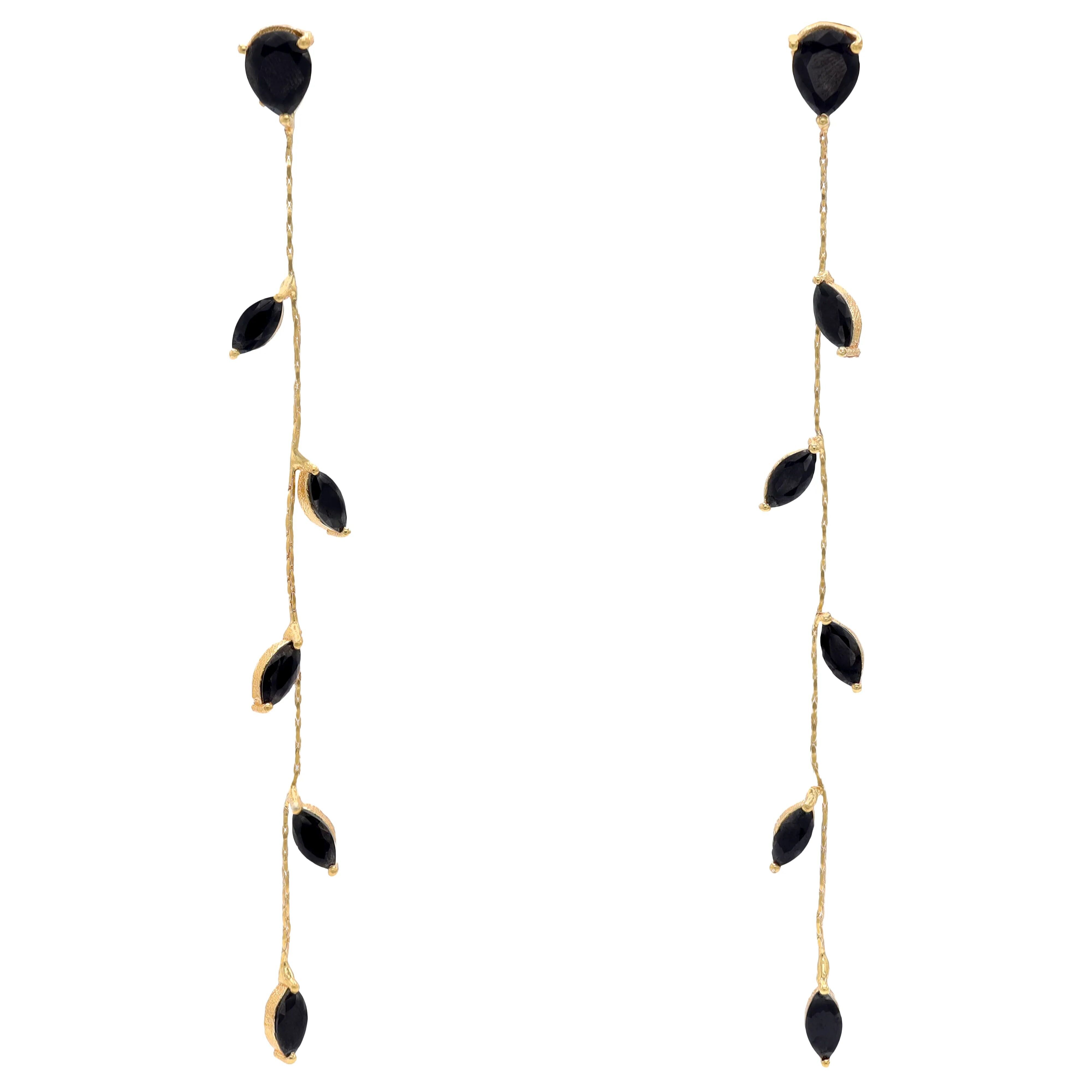 April Zc Schwarze Ohrringe