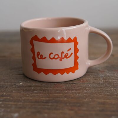 Handmade Sisi mug, Le Cafè