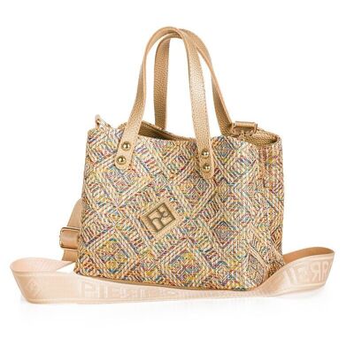 Hand Bag Elsa Straw Gold
