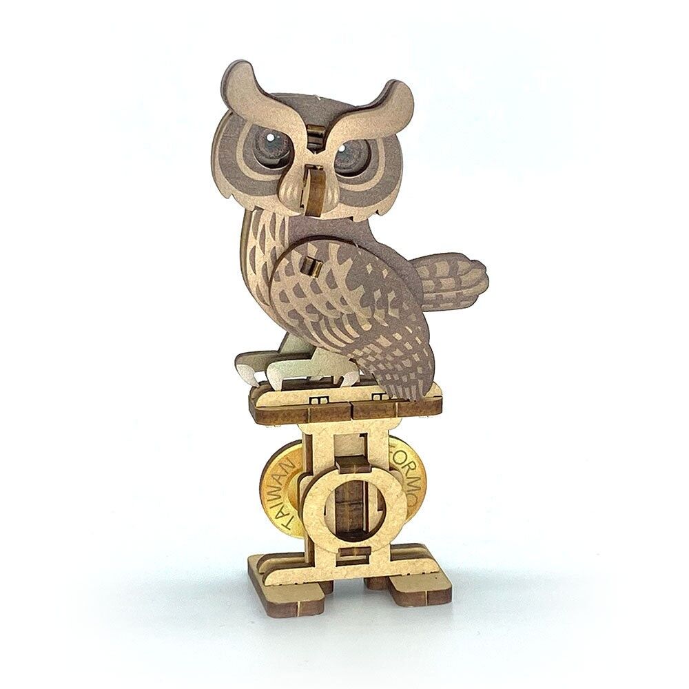 Collared Scops Owl 3D Puzzle